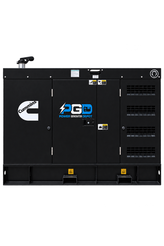 20kW Cummins Diesel Generator Water Cooled Silent 120V or 240V 1 Phase