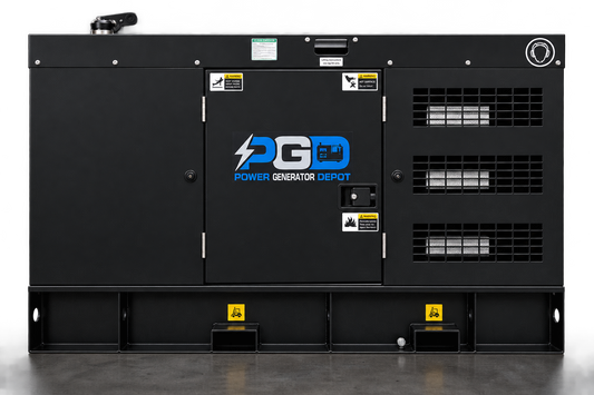 40kW Isuzu Powered Diesel Generator 240V or 480V Three Phase Silent